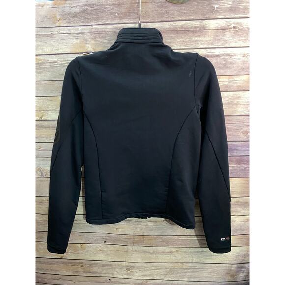 RLX Pullover Womens Performance Black Full Zip Long Sleeve Medium Ralph Lauren - Picture 2 of 10